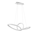 Trio Lighting Trio SANSA hanglamp | LED | wit mat | 80 x 26,5 cm | IP20 | 1x 28W | 3300 lm | 4000K | dimbaar