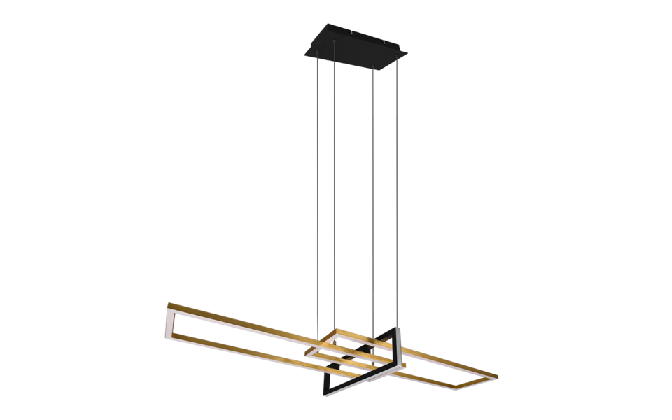 Trio Lighting Trio SALINAS LED pendant light | 1x 34W 4200 lm 3000K | IP20 | 150 cm