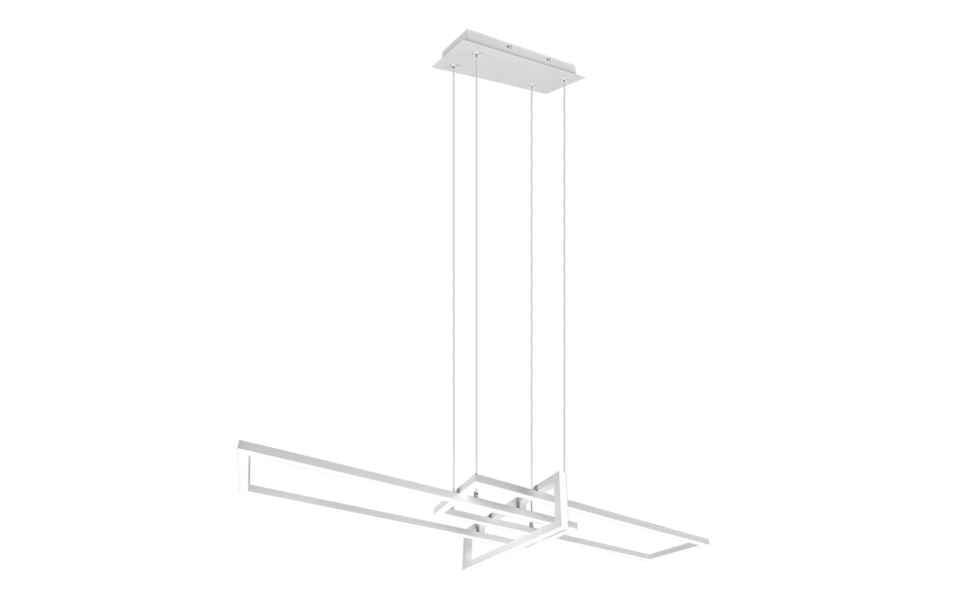 Trio Lighting Trio SALINAS LED pendant light | 1x 34W 4400 lm 4000K | chrome | IP20 | 150 cm Trio Lighting Trio SALINAS LED pendant light | 1x 34W 4400 lm 4000K | chrome | IP20 | 150 cm