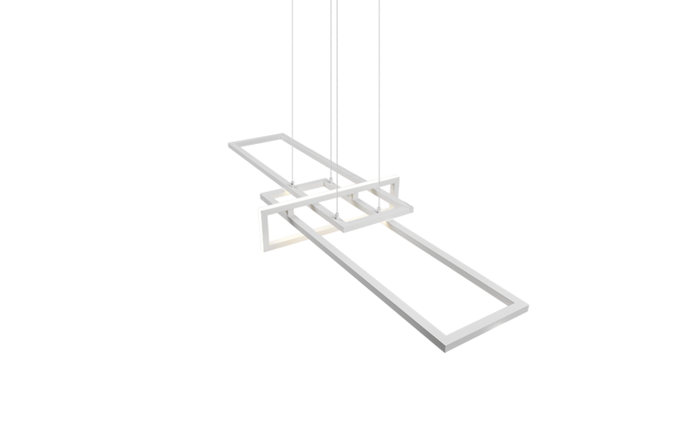 Trio Lighting Trio SALINAS hanglamp | LED | wit mat | 110 x 40 cm | IP20 | 1x 34W | 4400 lm | 4000K | niet dimbaar Trio Lighting Trio SALINAS hanglamp | LED | wit mat | 110 x 40 cm | IP20 | 1x 34W | 4400 lm | 4000K | niet dimbaar