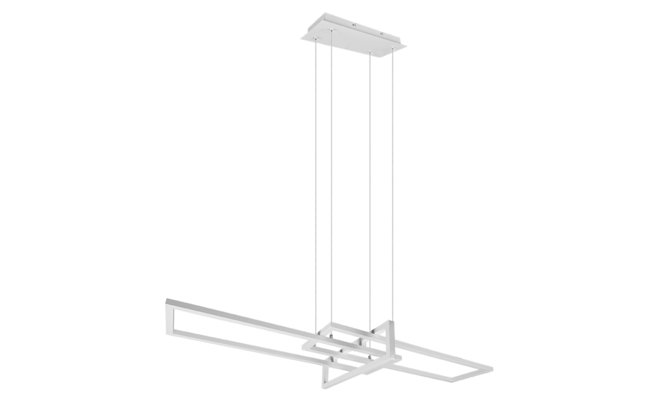 Trio Lighting Trio SALINAS hanglamp | LED | wit mat | 110 x 40 cm | IP20 | 1x 34W | 4400 lm | 4000K | niet dimbaar Trio Lighting Trio SALINAS hanglamp | LED | wit mat | 110 x 40 cm | IP20 | 1x 34W | 4400 lm | 4000K | niet dimbaar