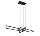 Trio Lighting Trio SALINAS hanglamp | LED | mat zwart | 110 x 40 cm | IP20 | 1x 34W | 4200 lm | 3000K | niet dimbaar