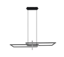 Trio Lighting Trio SALINAS hanglamp | LED | mat zwart | 110 x 40 cm | IP20 | 1x 34W | 4200 lm | 3000K | niet dimbaar