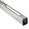 Geborsteld aluminium Geborsteld aluminium