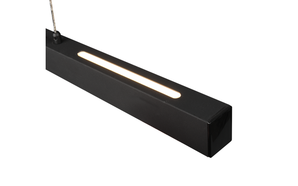 Trio Lighting Trio PAROS LED pendant light | 1x 22W 2500 lm 3000K | black | IP20 | 150 cm