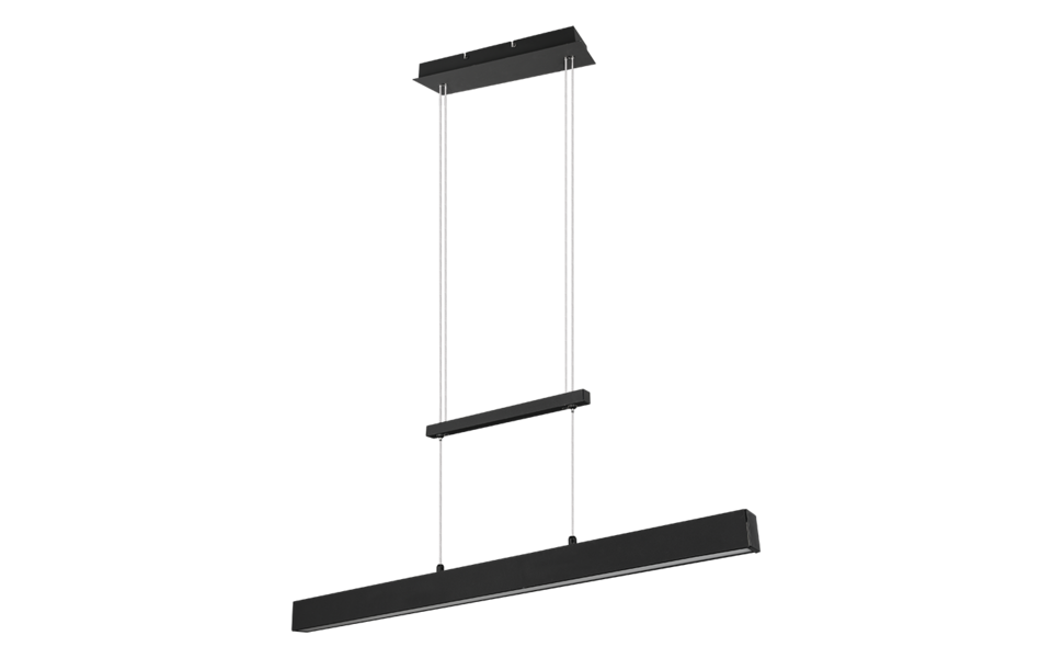 Trio Lighting Trio PAROS LED pendant light | 1x 22W 2500 lm 3000K | black | IP20 | 150 cm