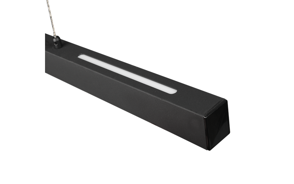 Trio Lighting Trio PAROS hanglamp | LED | mat zwart | 90 x 11 cm | IP20 | 22W,5,5W | 2500 lm, 2x 600 lm | 3000K | dimbaar Trio Lighting Trio PAROS hanglamp | LED | mat zwart | 90 x 11 cm | IP20 | 22W,5,5W | 2500 lm, 2x 600 lm | 3000K | dimbaar