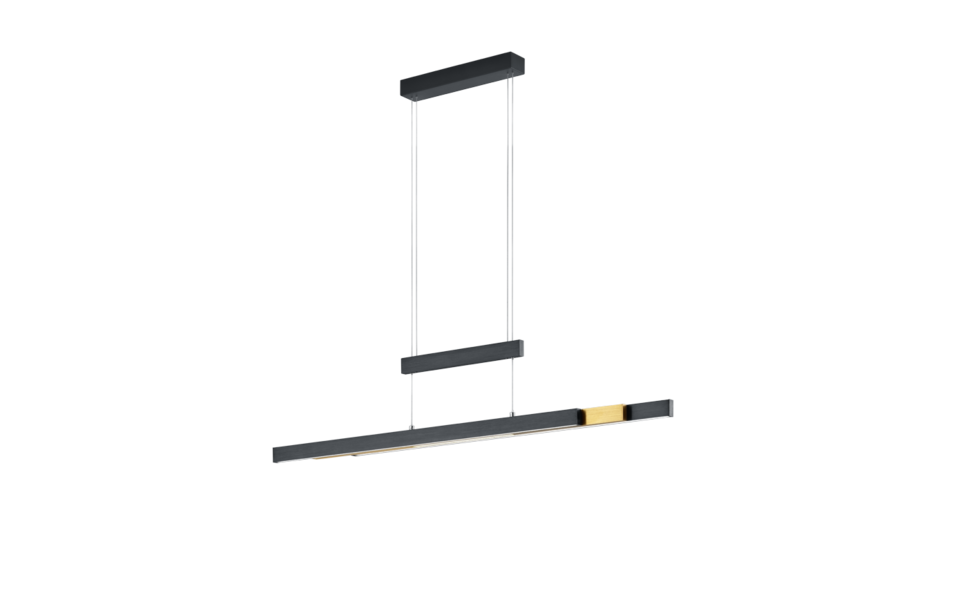 Trio Lighting Trio TRAJAN LED pendant light | 1x 45W 5300 lm 2700K | IP20 | 150 cm Trio Lighting Trio TRAJAN LED pendant light | 1x 45W 5300 lm 2700K | IP20 | 150 cm