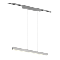 Trio PAROS hanglamp | LED | nikkel mat | 90 x 5 cm | IP20