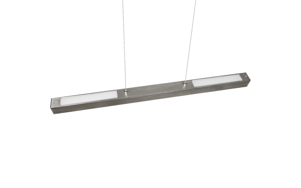Trio Lighting Trio PAROS hanglamp | LED | nikkel mat | 90 x 5 cm | IP20 | 1x 29W | 3400 lm | 3000K | dimbaar Trio Lighting Trio PAROS hanglamp | LED | nikkel mat | 90 x 5 cm | IP20 | 1x 29W | 3400 lm | 3000K | dimbaar