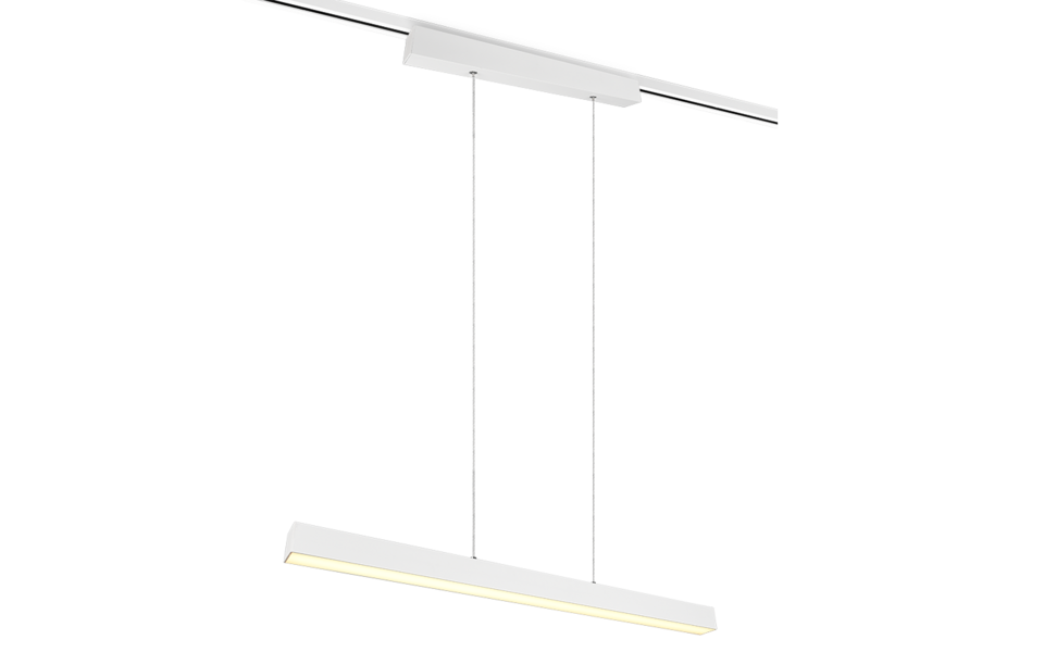 Trio Lighting Trio PAROS LED pendant light | 1x 29W 3400 lm 3000K | chrome | IP20 | 180 cm