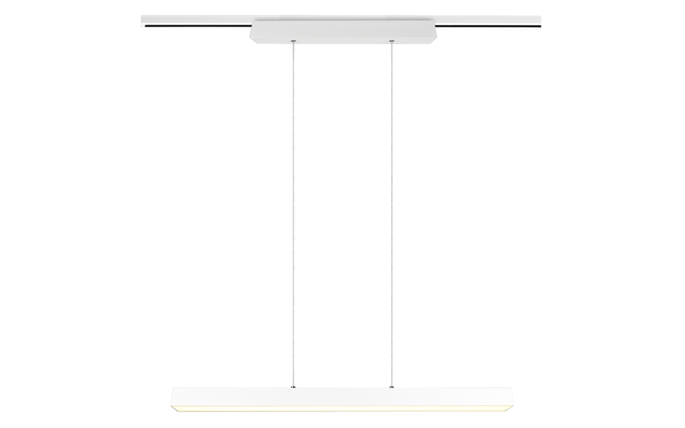 Trio Lighting Trio PAROS hanglamp | LED | wit mat | 90 x 5 cm | IP20 | 1x 29W | 3400 lm | 3000K | dimbaar