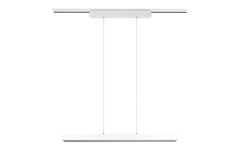 Trio Lighting Trio PAROS LED pendant light | 1x 29W 3400 lm 3000K | chrome | IP20 | 180 cm