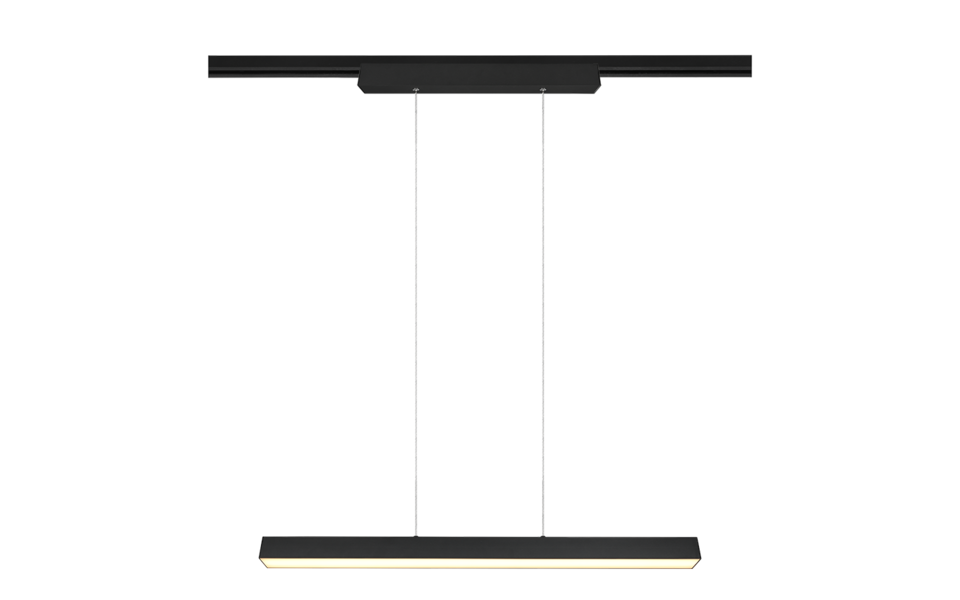 Trio Lighting Trio PAROS hanglamp | LED | mat zwart | 90 x 5 cm | IP20 | 1x 29W | 3400 lm | 3000K | dimbaar Trio Lighting Trio PAROS hanglamp | LED | mat zwart | 90 x 5 cm | IP20 | 1x 29W | 3400 lm | 3000K | dimbaar