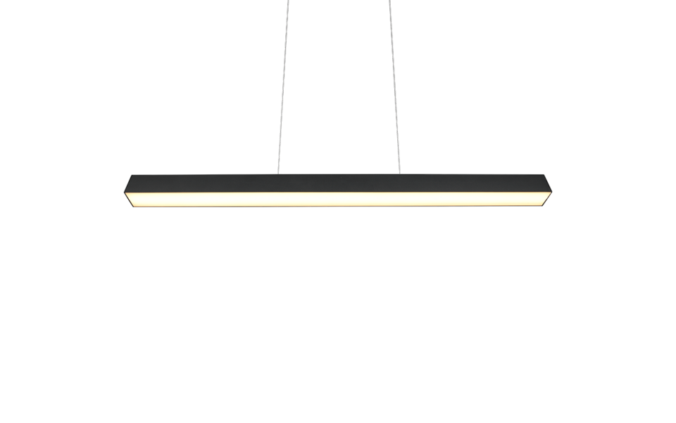 Trio Lighting Trio PAROS LED pendant light | 1x 29W 3400 lm 3000K | black | IP20 | 180 cm