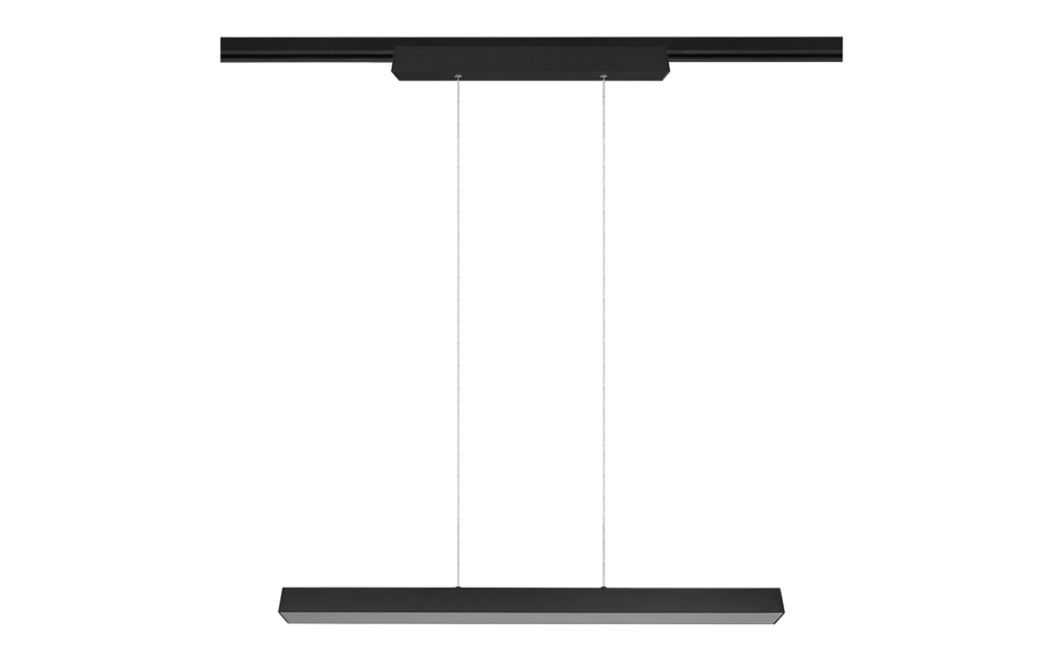 Trio Lighting Trio PAROS hanglamp | LED | mat zwart | 90 x 5 cm | IP20 | 1x 29W | 3400 lm | 3000K | dimbaar Trio Lighting Trio PAROS hanglamp | LED | mat zwart | 90 x 5 cm | IP20 | 1x 29W | 3400 lm | 3000K | dimbaar