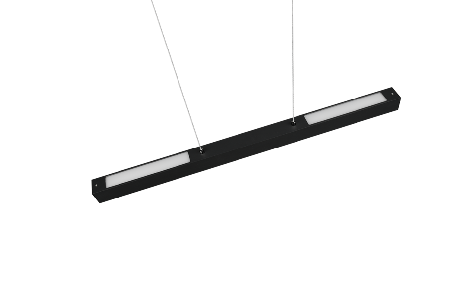 Trio Lighting Trio PAROS LED pendant light | 1x 29W 3400 lm 3000K | black | IP20 | 180 cm