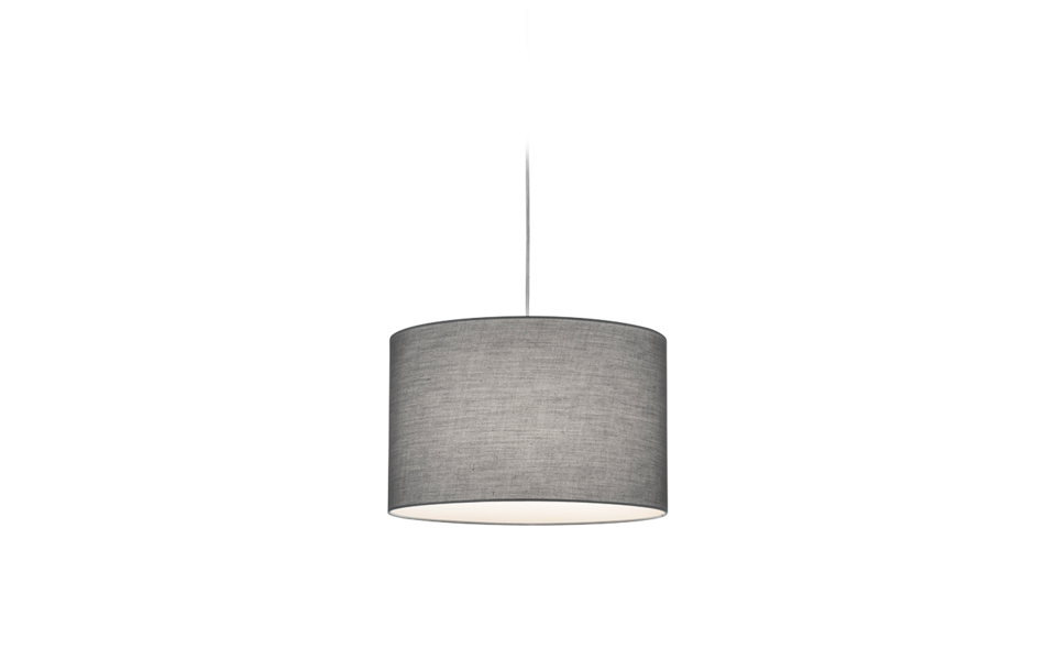 Trio Lighting Trio DUOLINE hanglamp | E27 Fitting | grijs | Ø 40 cm | IP20 | excl. 1x E27 | max. 25W