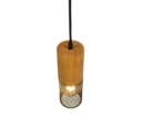 Trio Lighting Trio TOSH pendant light | 1x E27 max 40W | black | Ø 8 cm | IP20 | 180 cm
