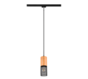 Trio Lighting Trio TOSH pendant light | 1x E27 max 40W | black | Ø 8 cm | IP20 | 180 cm
