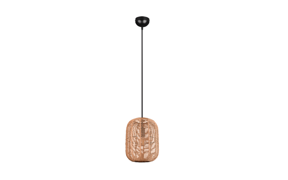 Trio Lighting Trio RUNA pendant light | 1x E27 max 40W | black | Ø 25 cm | IP20 | 150 cm Trio Lighting Trio RUNA pendant light | 1x E27 max 40W | black | Ø 25 cm | IP20 | 150 cm