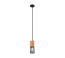 Trio Lighting Trio TOSH hanglamp | E27 Fitting | mat zwart | Ø 10 cm | IP20 | excl. 1x E27 | max. 40W