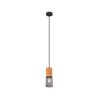 Trio TOSH hanglamp | mat zwart | IP20 | E27 Fitting | Ø 10 cm