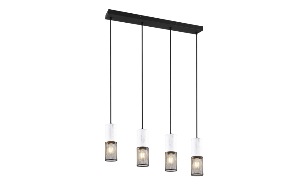 Trio Lighting Trio TOSH pendant light | 4x E27 max 40W | IP20 | 150 cm Trio Lighting Trio TOSH pendant light | 4x E27 max 40W | IP20 | 150 cm