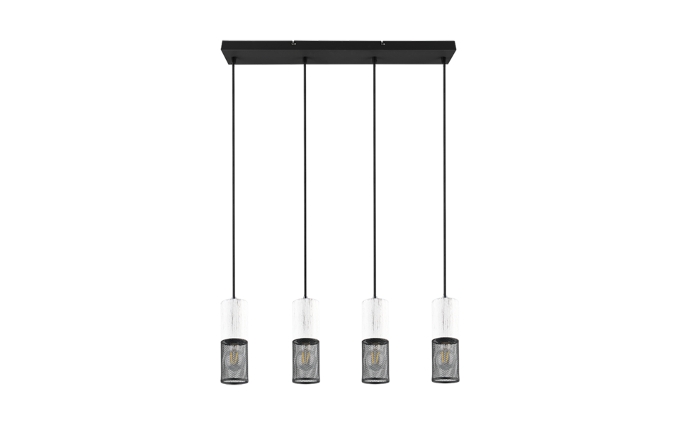 Trio Lighting Trio TOSH pendant light | 4x E27 max 40W | IP20 | 150 cm Trio Lighting Trio TOSH pendant light | 4x E27 max 40W | IP20 | 150 cm