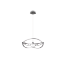 Trio Lighting Trio CHARIVARI hanglamp | LED | nikkel mat | Ø 62 cm | IP20 | 1x 42W | 5600 lm | 3000K | niet dimbaar