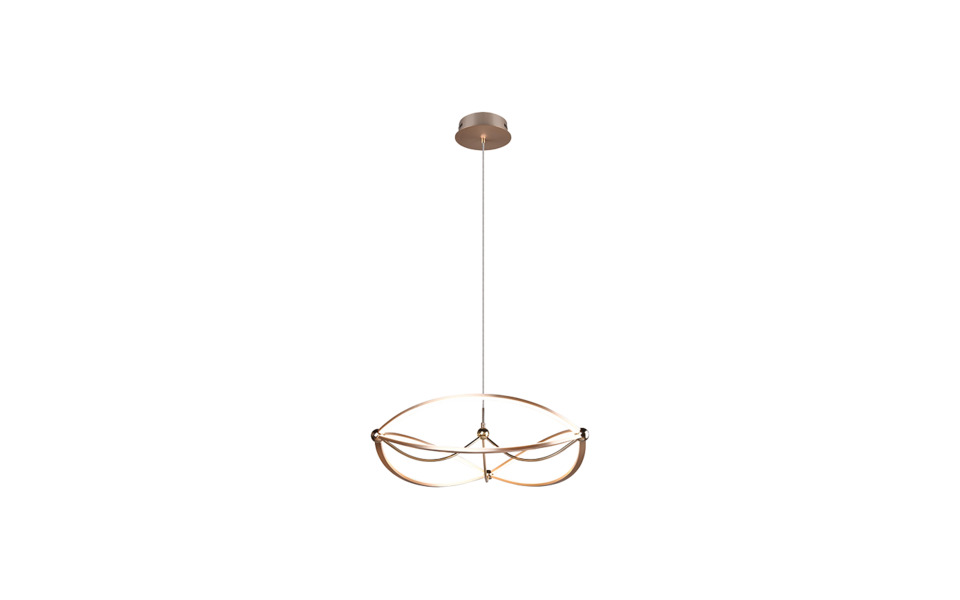 Trio Lighting Trio CHARIVARI LED pendant light | 1x 42W 5600 lm 3000K | Ø 62 cm | IP20 | 150 cm Trio Lighting Trio CHARIVARI LED pendant light | 1x 42W 5600 lm 3000K | Ø 62 cm | IP20 | 150 cm