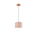 Trio Lighting Trio ELMAU hanglamp | E27 Fitting | nickel antik met wit | Ø 35 cm | IP20 | excl. 1x E27 | max. 60W