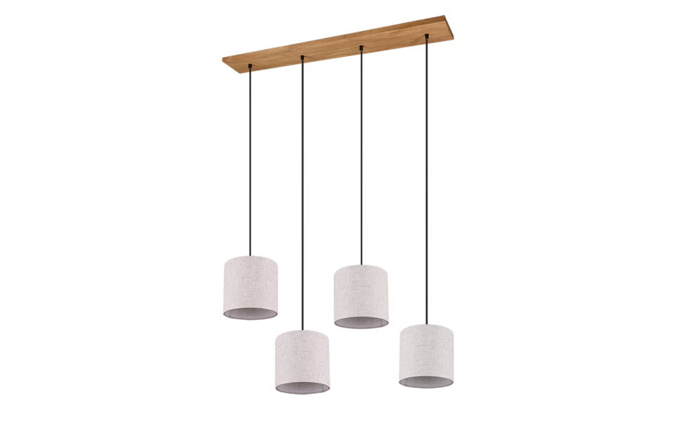 Trio Lighting Trio ELMAU pendant light | 4x E27 max 40W | IP20 | 150 cm