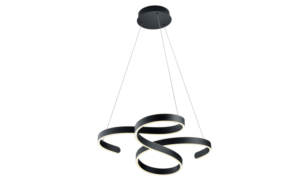 Trio Lighting Trio FRANCIS hanglamp | LED | antraciet | 72 x 68 cm | IP20 | 1x 48W | 5600 lm | 3000K | niet dimbaar Trio Lighting Trio FRANCIS hanglamp | LED | antraciet | 72 x 68 cm | IP20 | 1x 48W | 5600 lm | 3000K | niet dimbaar