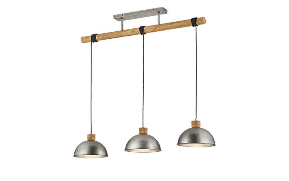 Trio Lighting Trio DELHI pendant light | 3x E27 max 40W | IP20 | 215 cm Trio Lighting Trio DELHI pendant light | 3x E27 max 40W | IP20 | 215 cm