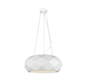 Trio Lighting Trio ZANDOR hanglamp | E27 Fitting | wit mat | Ø 50 cm | IP20 | excl. 3x E27 | max. 25W