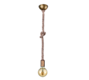 Trio Lighting Trio ROPE pendant light | 1x E27 max 40W | Ø 12 cm | IP20 | 150 cm