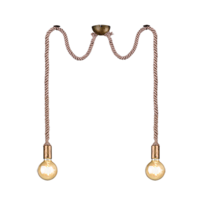 Trio ROPE pendant light | E27 | Ø 12 cm | IP20