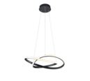 Trio Lighting Trio COURSE hanglamp | LED | mat zwart | Ø 60 cm | IP20 | 1x 27,5W | 3150 lm | 3000K | dimbaar