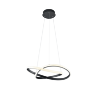 Trio COURSE LED pendant light | black | Ø 60 cm | IP20