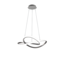 Trio Lighting Trio COURSE hanglamp | LED | nikkel mat | Ø 60 cm | IP20 | 1x 27,5W | 3150 lm | 4000K | dimbaar