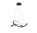 Trio Lighting Trio COURSE LED pendant light | 1x 27.5W 3150 lm 4000K | black | Ø 60 cm | IP20 | 150 cm