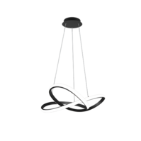 Trio COURSE LED pendant light | black | Ø 60 cm | IP20