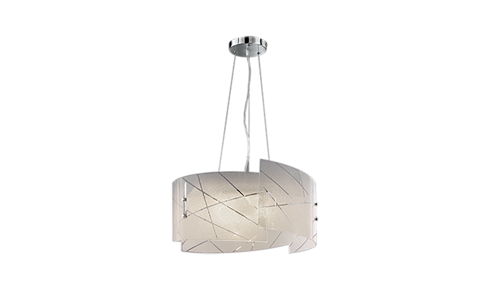 Trio Lighting Trio SANDRINA pendant light | 3x E27 max 40W | Ø 50 cm | IP20 | 150 cm