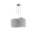 Trio Lighting Trio SANDRINA hanglamp | E27 Fitting | wit | Ø 50 cm | IP20 | excl. 3x E27 | max. 40W