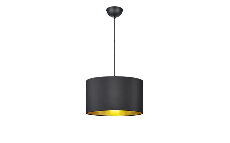 Trio Lighting Trio HOSTEL hanglamp | E27 Fitting | mat zwart | Ø 40 cm | IP20 | excl. 1x E27 | max. 60W
