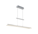 Trio Lighting Trio SMASH hanglamp | LED | nikkel mat met wit | 100 x 12 cm | IP20 | 1x 18W | 1980 lm | 3000+4000+5000+6500K | dimbaar