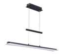 Trio Lighting Trio SMASH LED pendant light | 1x 18W 1980 lm 6500K | black | IP20 | 150 cm