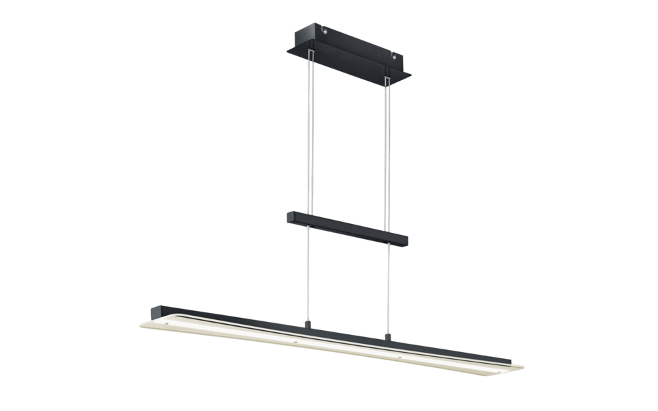 Trio Lighting Trio SMASH hanglamp | LED | mat zwart met wit | 100 x 12 cm | IP20 | 1x 18W | 1980 lm | 3000+4000+5000+6500K | dimbaar