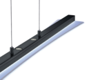Trio Lighting Trio SMASH LED pendant light | 1x 18W 1980 lm 6500K | black | IP20 | 150 cm